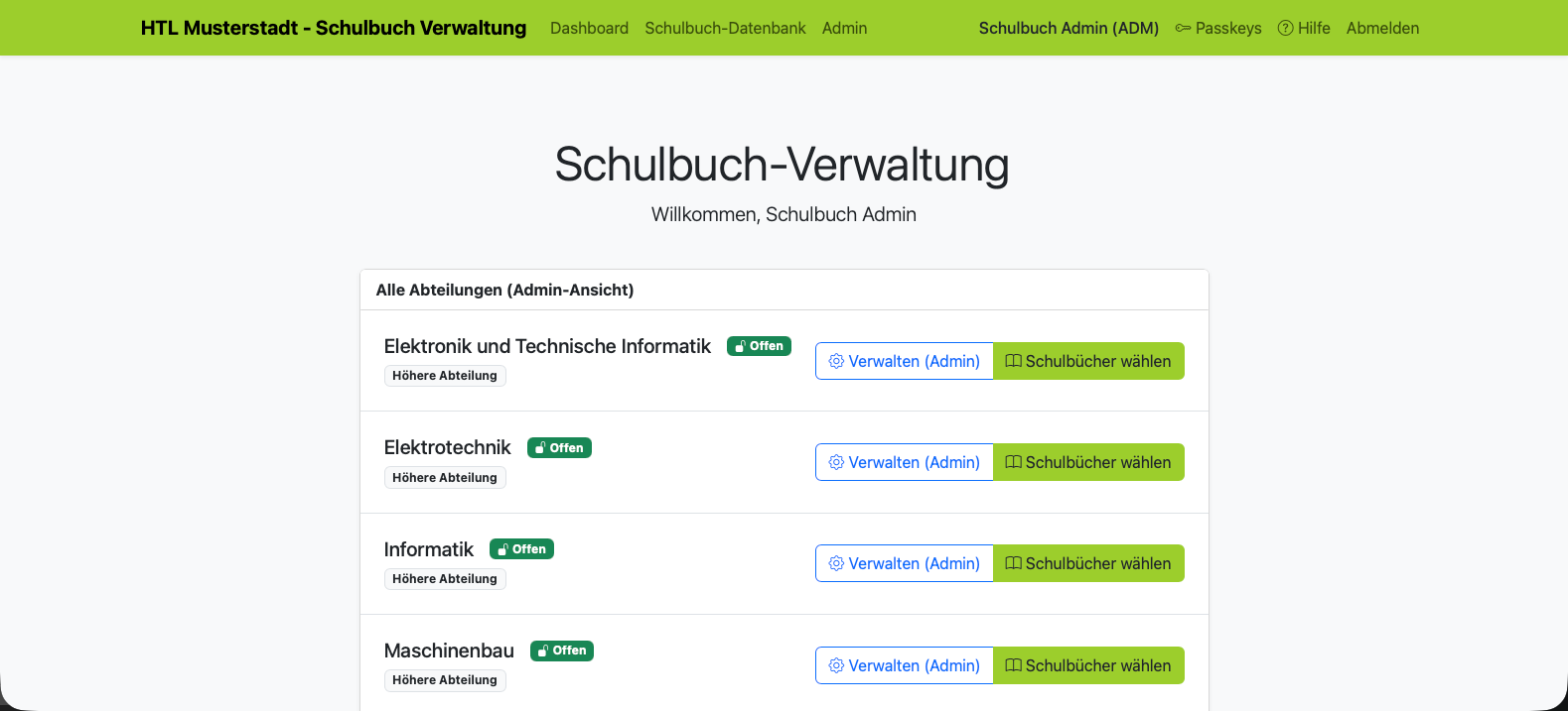 Admin Dashboard